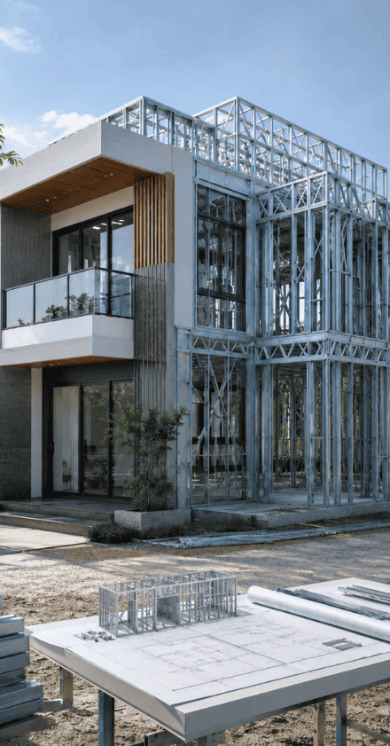IMC Light Steel, prefabricated homes Peru, light steel construction Peru, modular homes Peru, steel structures, prefab buildings, modular construction, steel manufacturing, structural engineering, turnkey installation, steel doors, residential projects, commercial buildings, industrial structures